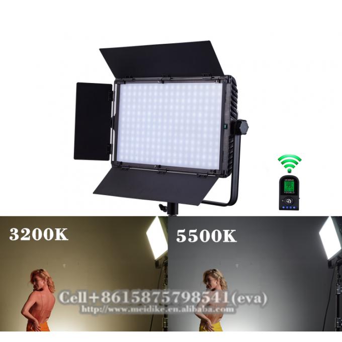 Lampu Studio Video LED 5500K Putih Dingin Bertenaga Baterai 7000LM 95CRI 1