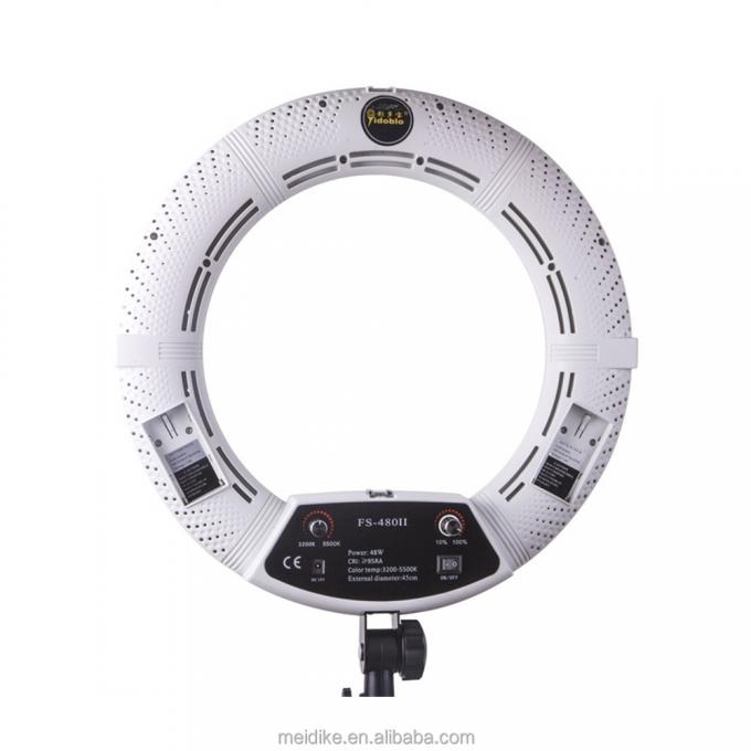 lampu ring hidup 18 inci makeup led lingkaran lampu ring dengan tripod berdiri remote control kit FE-480II 0